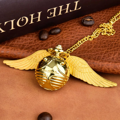 DQG Harry Potter Golden Ball Pendant Pocket Watch