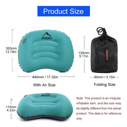 Widesea Portable Inflatable Camping & traveling Pillow