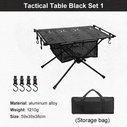 WESTTUNE Outdoor Ultralight Adjustable & Folding Camping Table