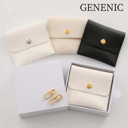 1Pc Genenic PU Leather Jewelry Pouch Bags in 32 Colours