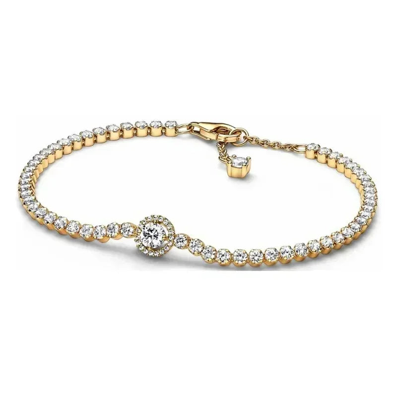 Charming Silver & gold color Bracelets