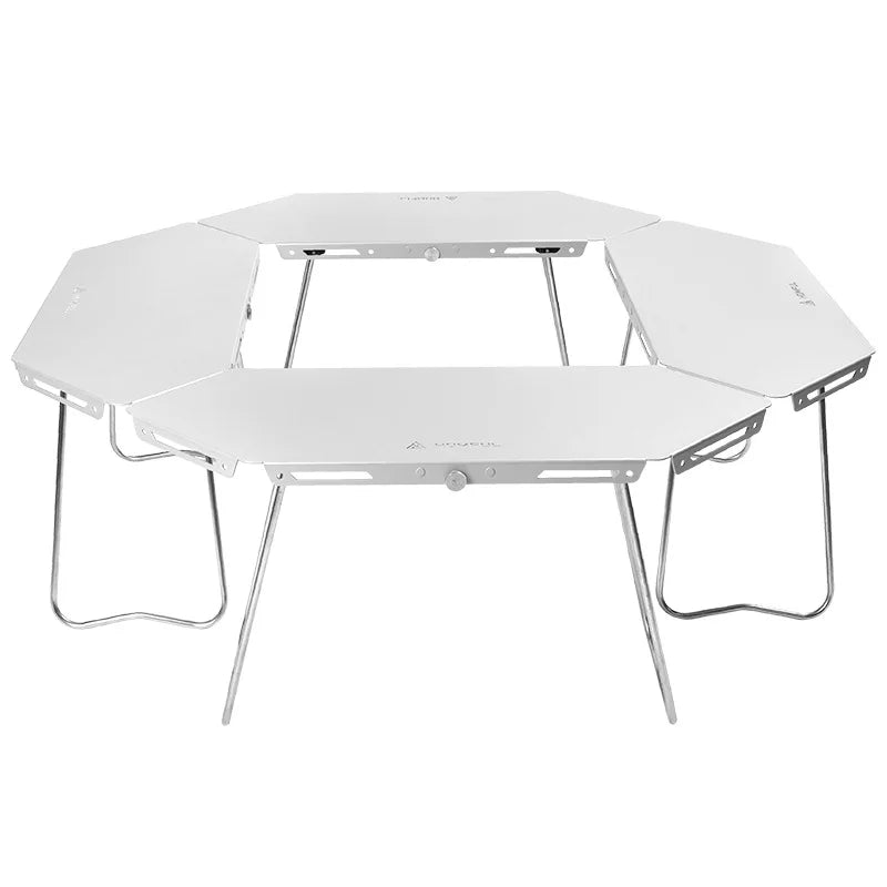 HOMFUL Multicombination Outdoor Aluminum Alloy Or 201 Stainless Steel Table