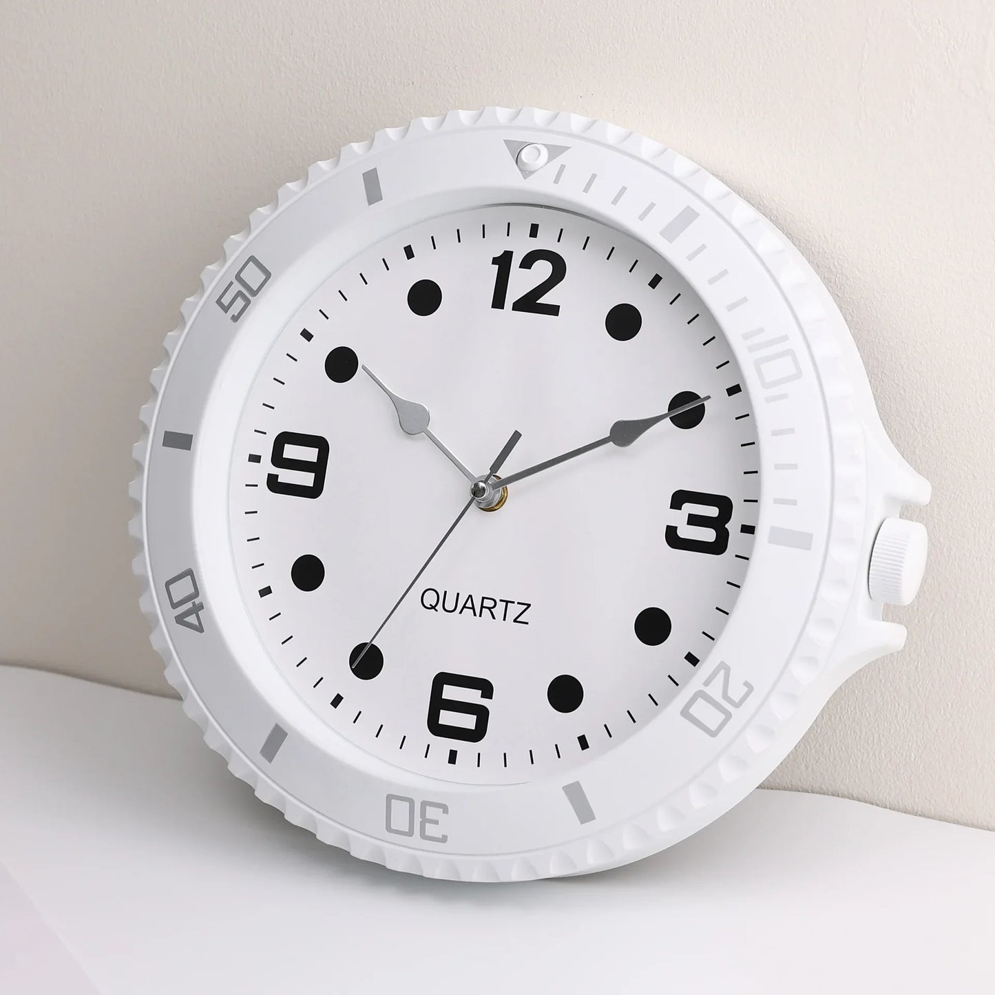 NIBOSI Luxury Wall Clock Modern Design withSilent Quartz Needle