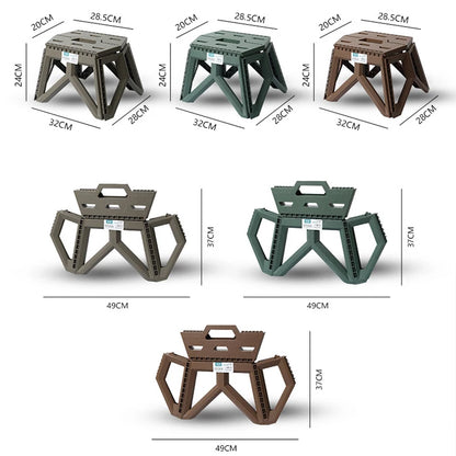 Portable Small & Thickened Folding Stool Or Step