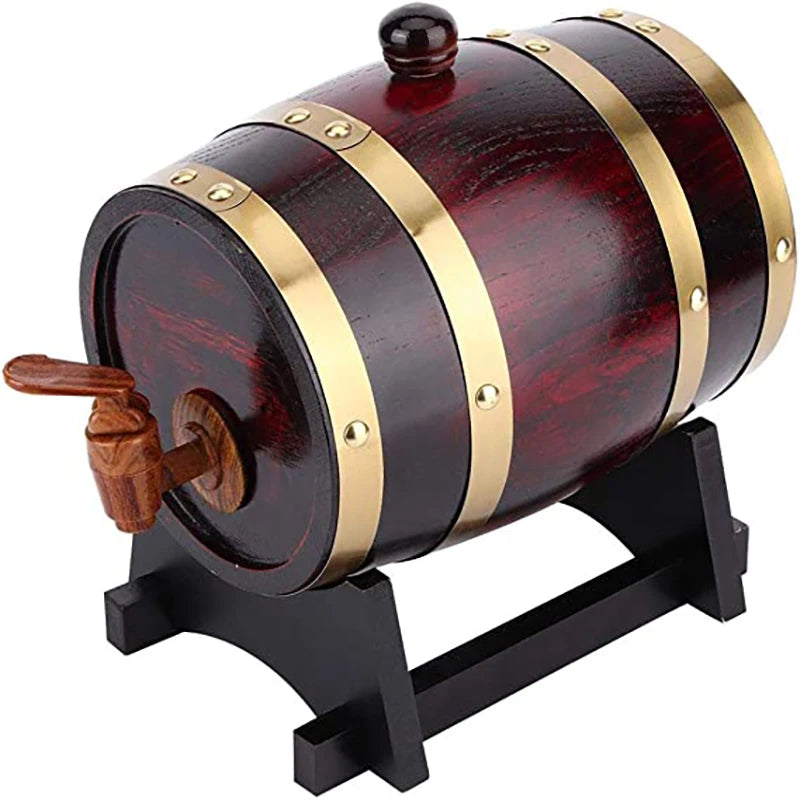 UNTIOR Wood Barrel Oak - Decanter, Decoration, Brewing Equipment - Beer, Wine, Whisky & Rum