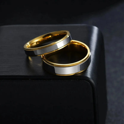 Fashion Simple Design Titanium Steel Couple Rings For Men Women High Quality Stainless steel Wedding Rings Anniversary Jewelry