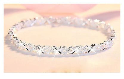 Quality Multiple Style Silver Bracelets For Women - 925 Sterling