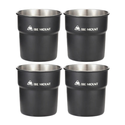 ISE MOUNT Outdoor 300ml Stainless Steel Cups