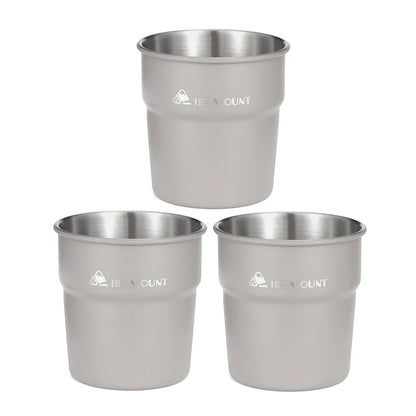 ISE MOUNT Outdoor 300ml Stainless Steel Cups