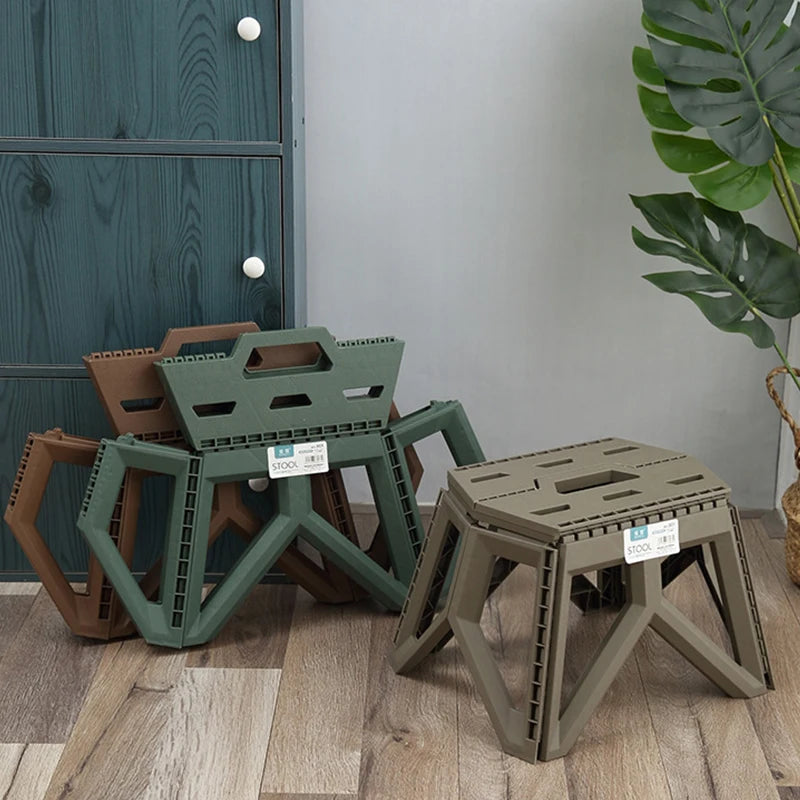 Portable Small & Thickened Folding Stool Or Step