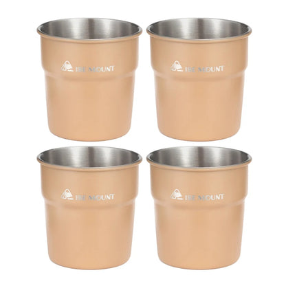 ISE MOUNT Outdoor 300ml Stainless Steel Cups