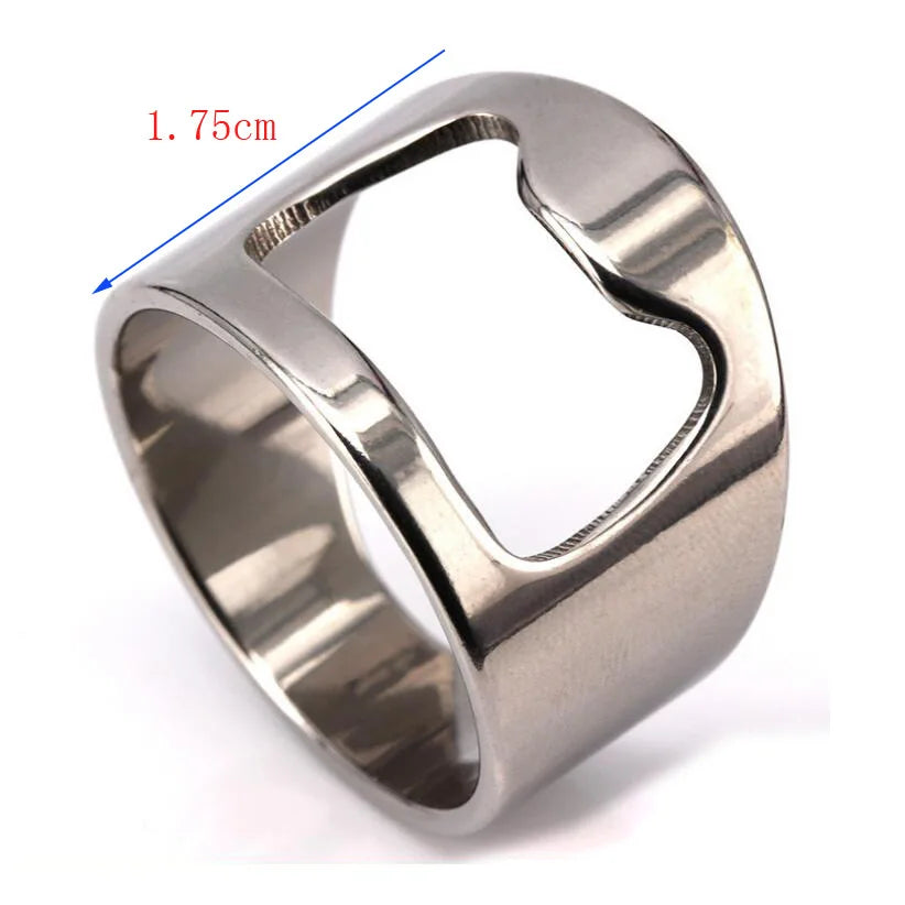 Bottle Opener Stainless Steel Ring