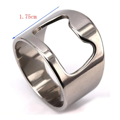 Bottle Opener Stainless Steel Ring