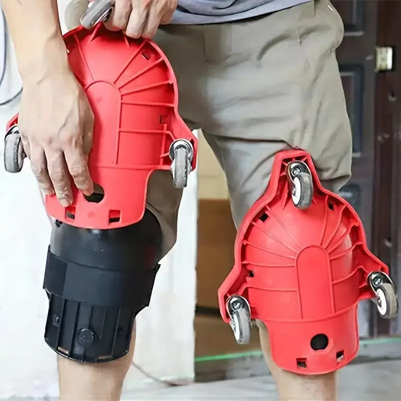 2pcs Universal Foam Padded Kneepads with Mobile Wheels - Multifunctional Kneeling Pulley, Floor Tiles, car repair, Seams & Woodworking