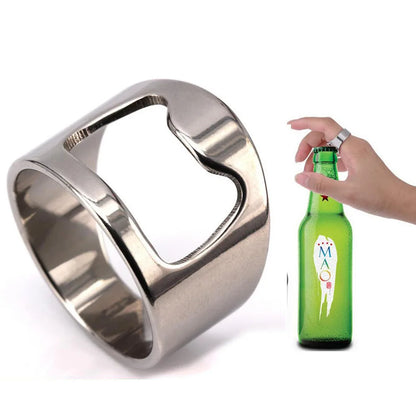 Bottle Opener Stainless Steel Ring