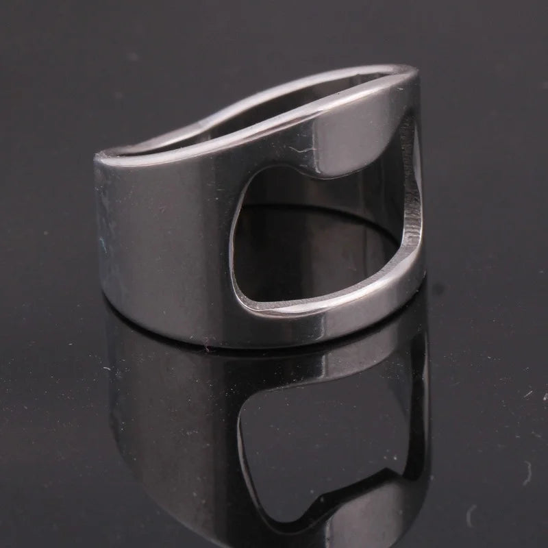 Bottle Opener Stainless Steel Ring