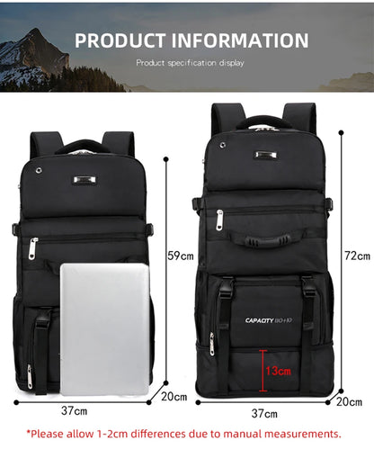 Scione Extendable 80/90L  Outdoor Large Capacity Travel / Trekking / Capming Backpack