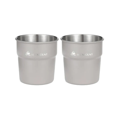 ISE MOUNT Outdoor 300ml Stainless Steel Cups