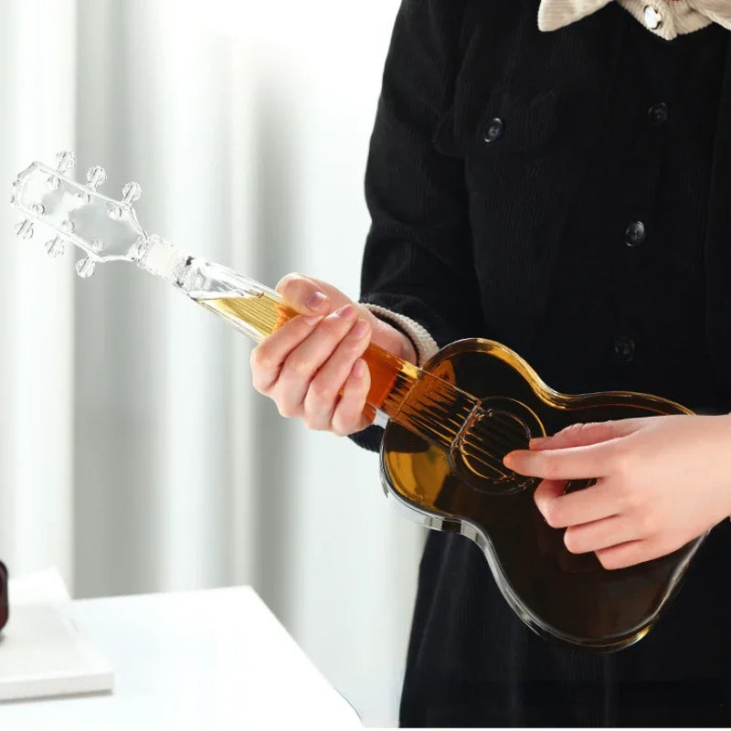 Luxury Guitar/Violin Decanter - Transparent & Thickened Crafted