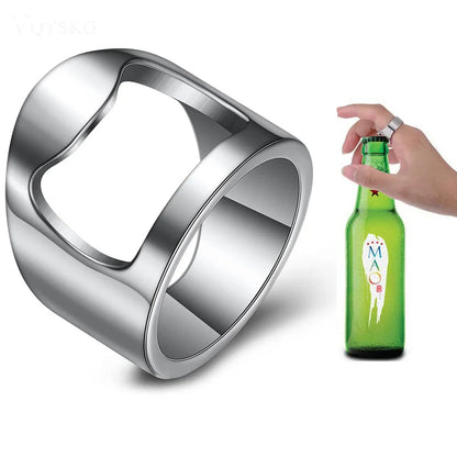 Bottle Opener Stainless Steel Ring