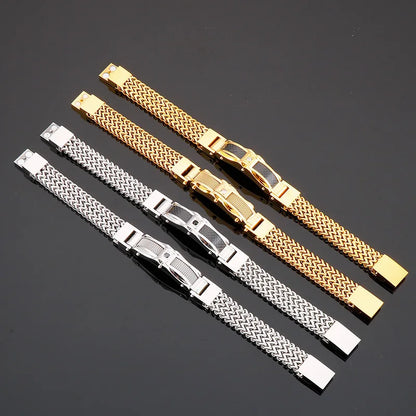 Fashionable and Trendy Bracelet - High-quality Stainless Steel Electroplated Inlaid Zirconia