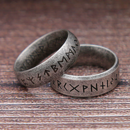 NORTHMAN Viking Rune Ring From 316L Stainless Steel