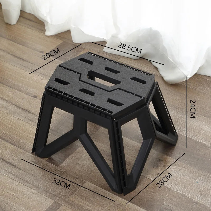 Portable Small & Thickened Folding Stool Or Step