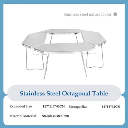 HOMFUL Multicombination Outdoor Aluminum Alloy Or 201 Stainless Steel Table