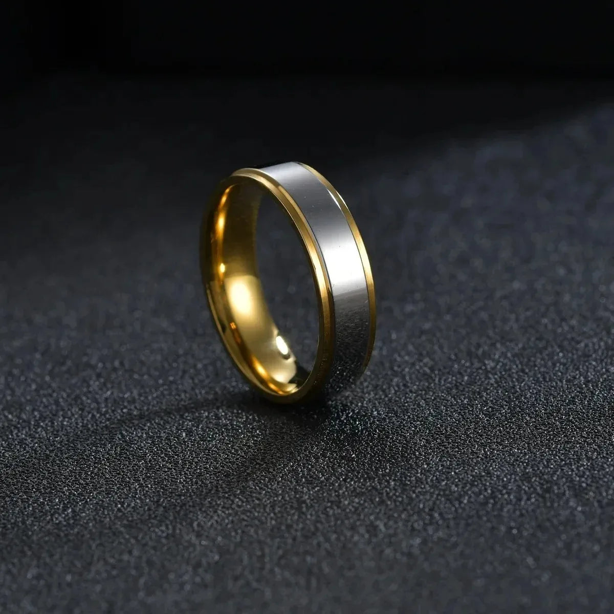 Fashion Simple Design Titanium Steel Couple Rings For Men Women High Quality Stainless steel Wedding Rings Anniversary Jewelry