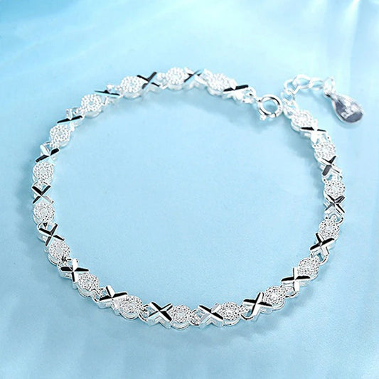 Quality Multiple Style Silver Bracelets For Women - 925 Sterling