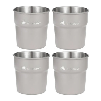 ISE MOUNT Outdoor 300ml Stainless Steel Cups