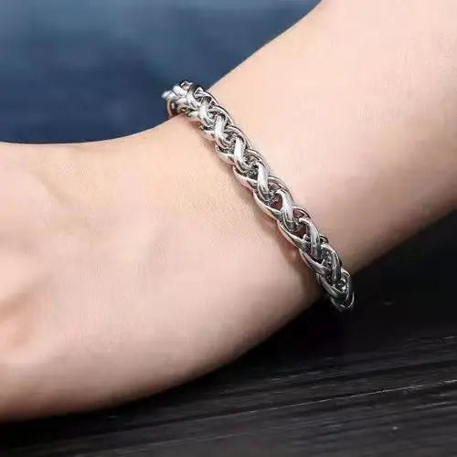 Figaro Stainless Steel Cuban Chain Bracelets