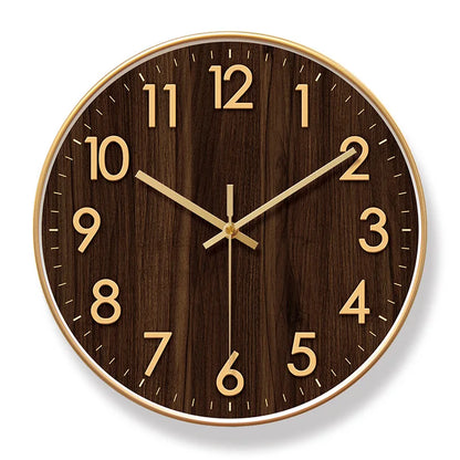 10 inch Retro Luxury Clock - Modern, Creative and Silent Quartz Clock