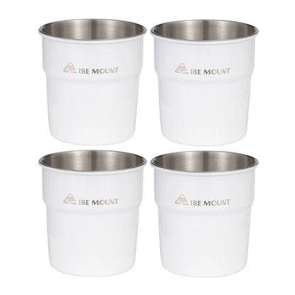 ISE MOUNT Outdoor 300ml Stainless Steel Cups